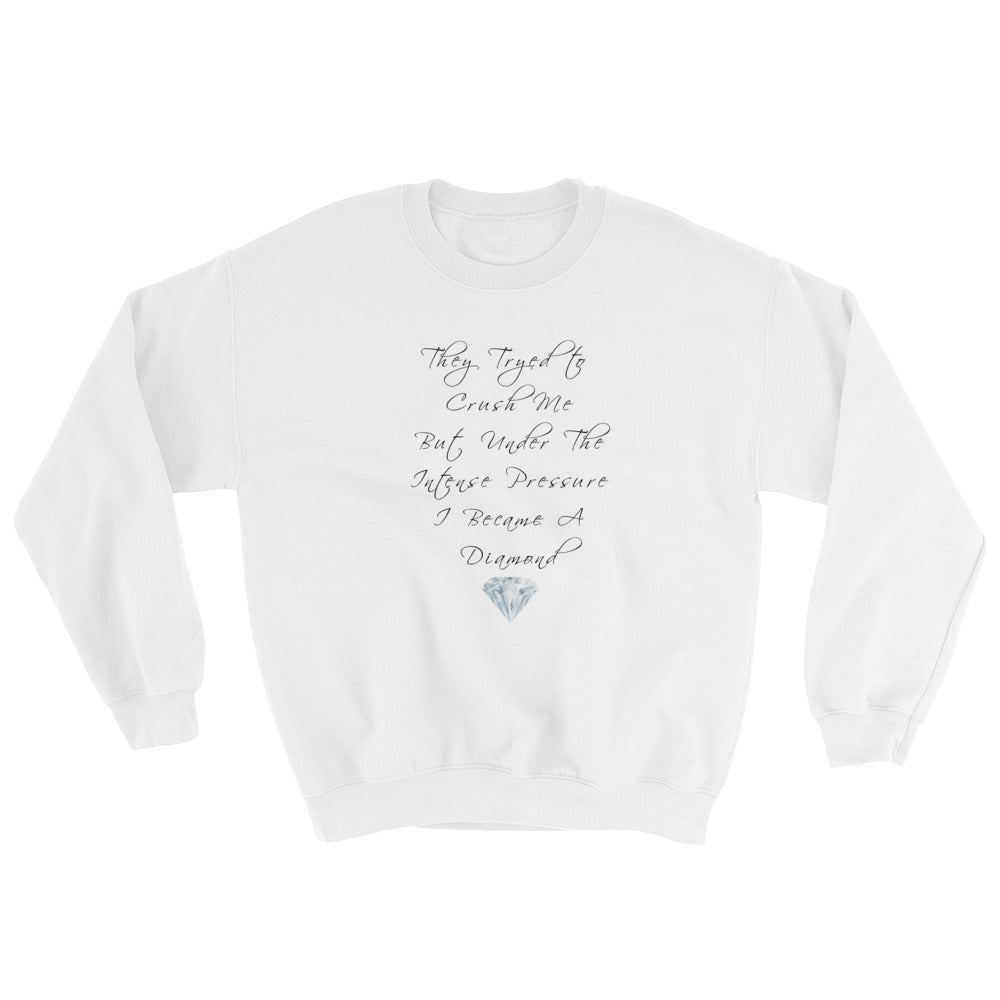 White 50/50 cotton/polyester Sweatshirt