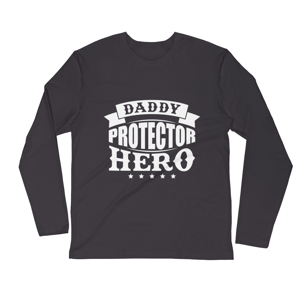 Daddy....Long Sleeve Fitted Crew