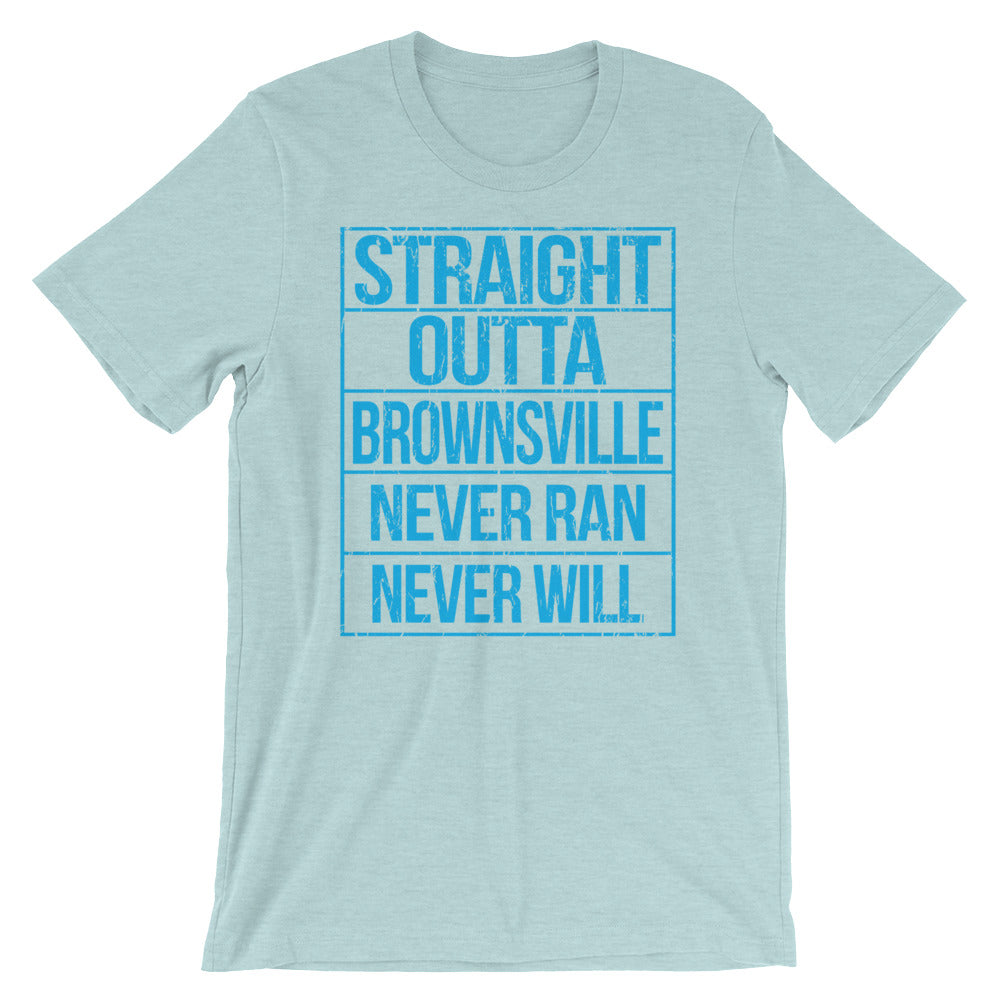 Brownsville....Bella + Canvas 3001 Unisex Short Sleeve Jersey T-Shirt with Tear Away Label