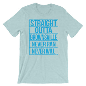 Brownsville....Bella + Canvas 3001 Unisex Short Sleeve Jersey T-Shirt with Tear Away Label