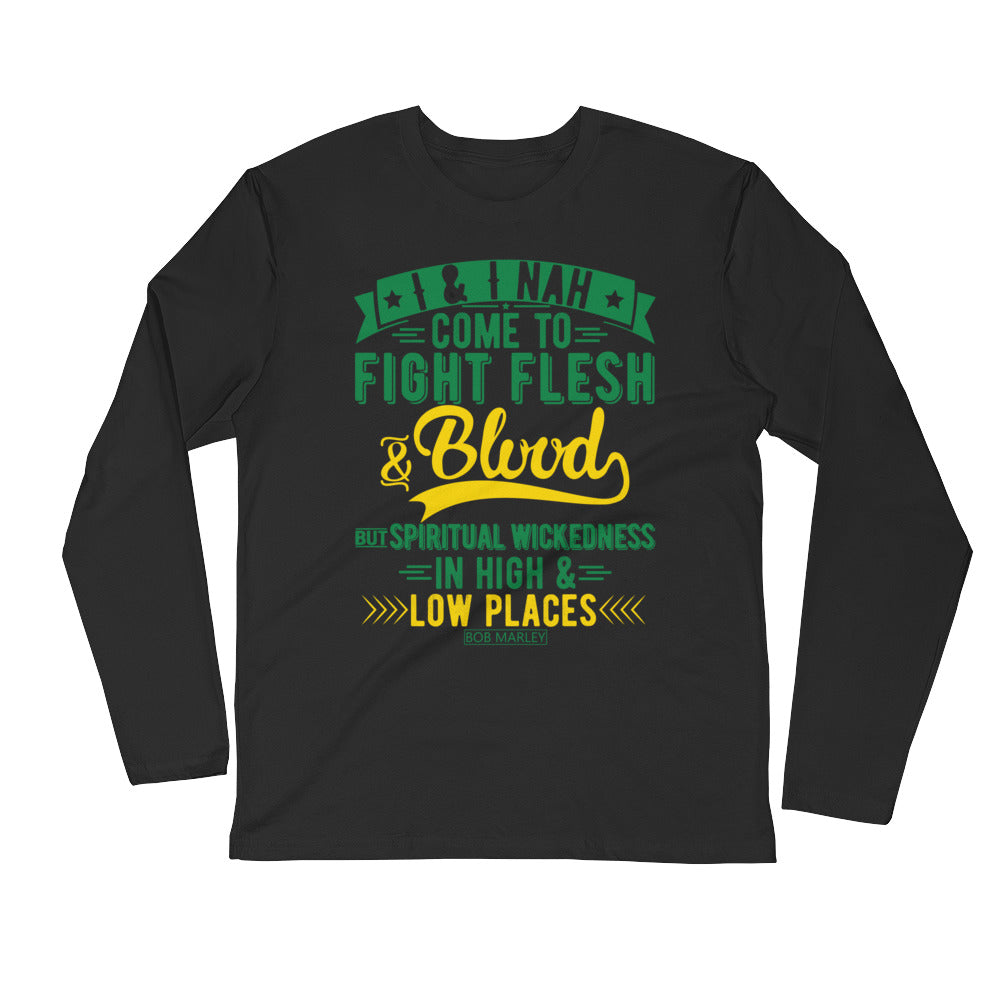 Flesh & Blood...Long Sleeve Fitted Crew