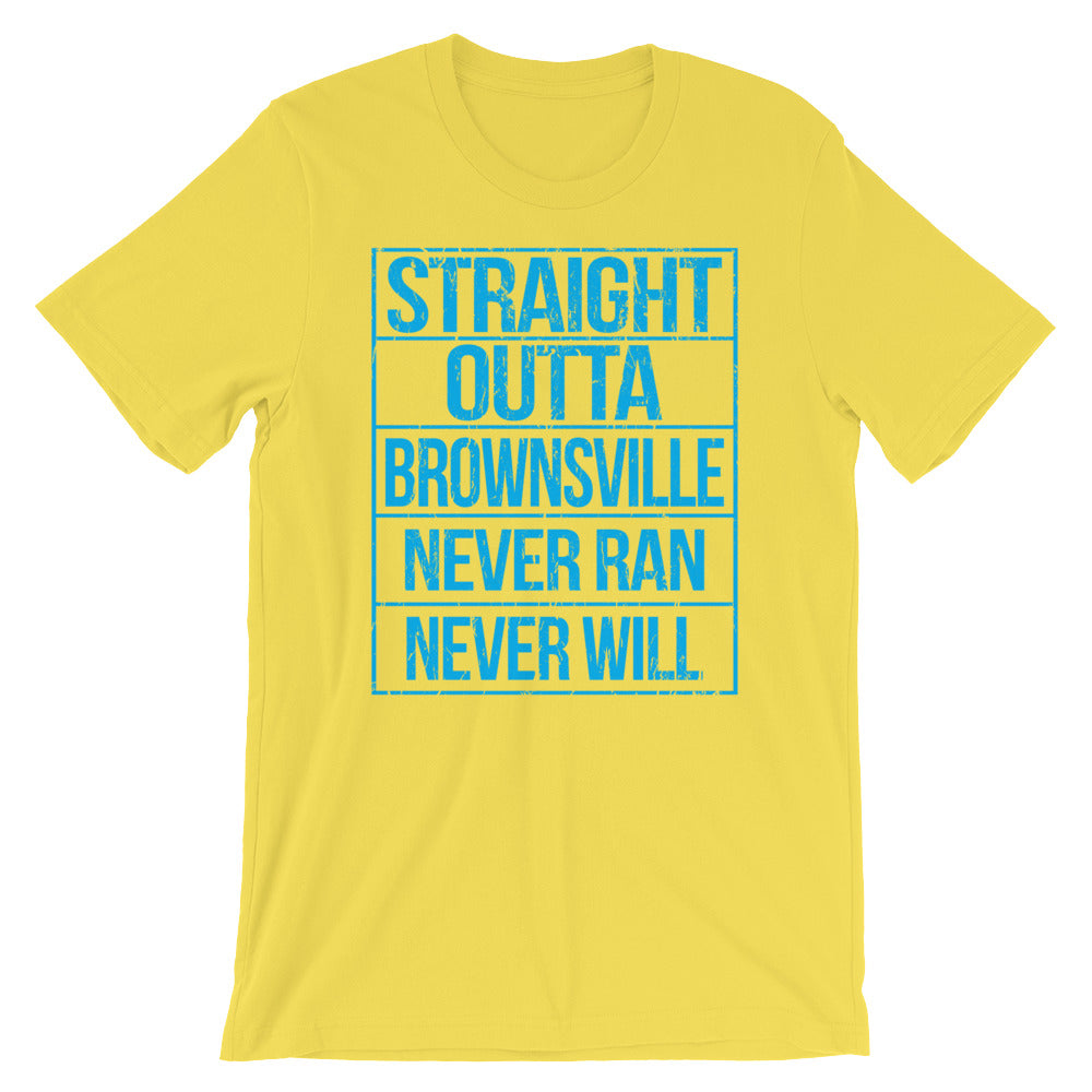 Brownsville....Bella + Canvas 3001 Unisex Short Sleeve Jersey T-Shirt with Tear Away Label