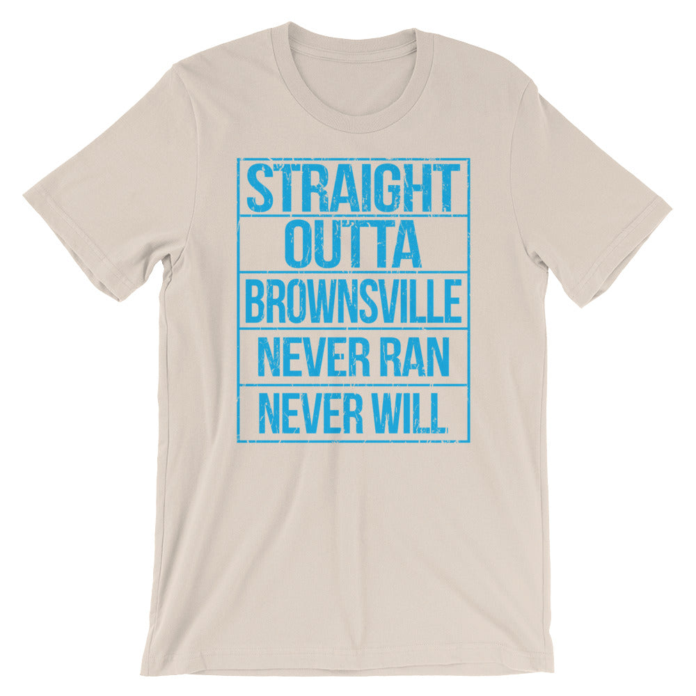 Brownsville....Bella + Canvas 3001 Unisex Short Sleeve Jersey T-Shirt with Tear Away Label