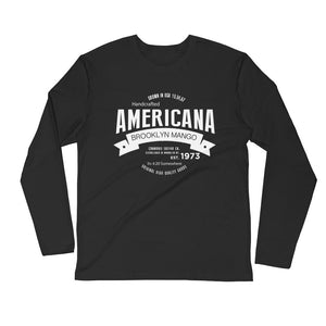 Americana...Long Sleeve Fitted Crew