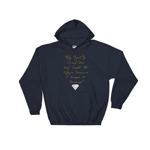 Navy Blue 50/50 cotton/polyester Hoodie