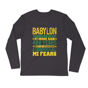 BABYLON Try ...Long Sleeve Fitted Crew